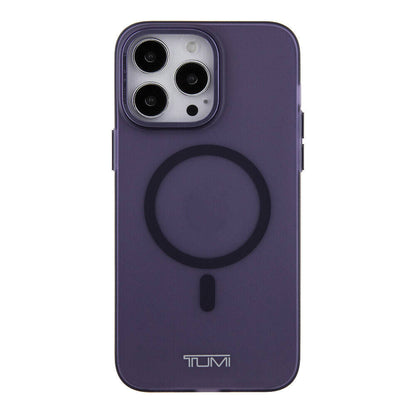 iPhone 15 Pro Max Kılıf TUMI orijinal Lisanslı M-safe Şarj Özellikli Buzlu Mat Kılıf