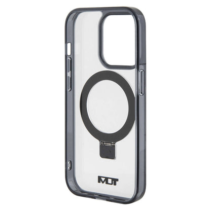 iPhone 15 Pro Max Kılıf TUMI orijinal Lisanslı M-safe Şarj Özellikli Metal Logolu Ring Standlı Silikon Kılıf