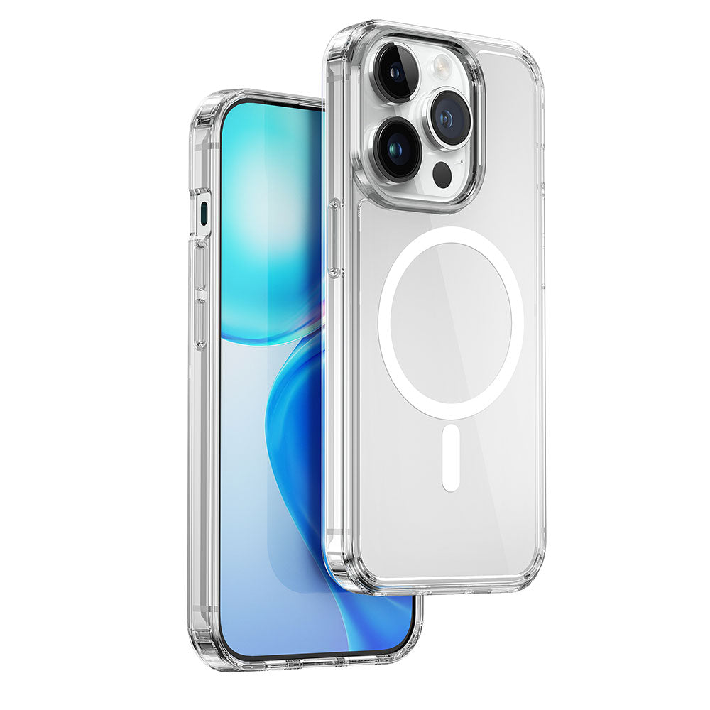 iPhone 15 Pro Max Kılıf Wiwu MCC-101 Magnetic Crystal Sert PC Kılıf