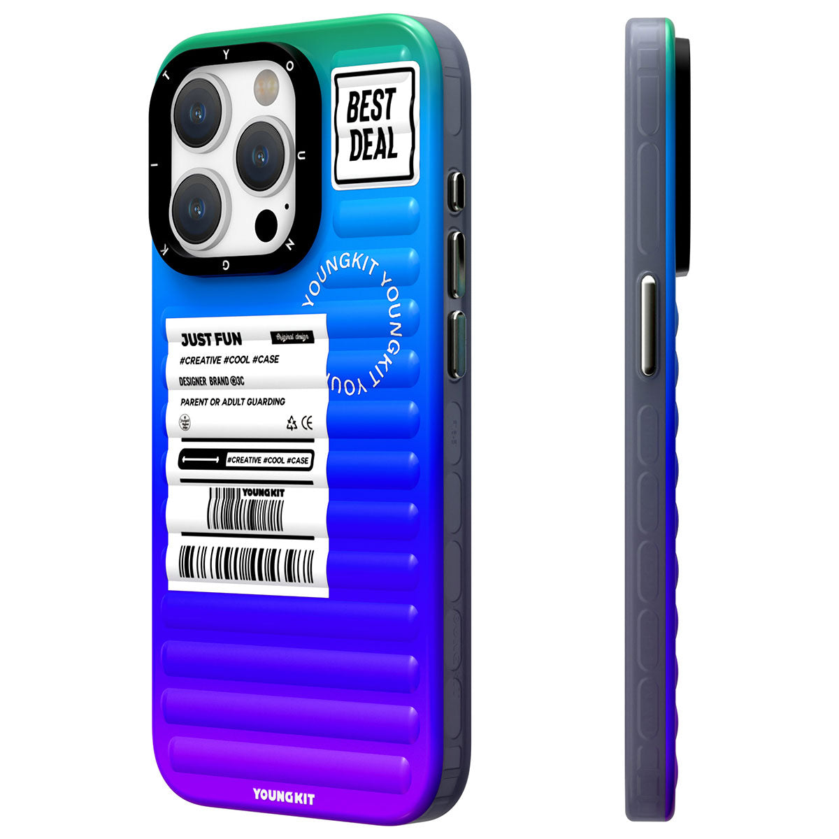 iPhone 15 Pro Max Kılıf YoungKit The Secret Color Serisi Kılıf