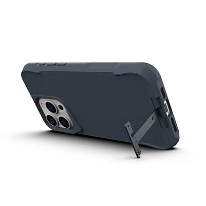 iPhone 15 Pro Max Kılıf Zore Airbag Kenarlı T-Max Mat Standlı Kılıf