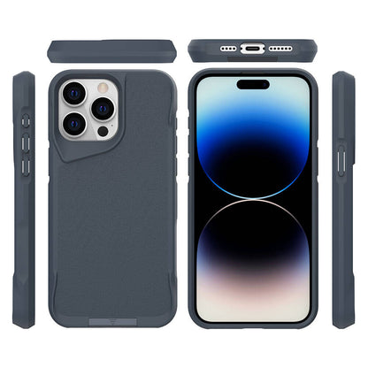 iPhone 15 Pro Max Kılıf Zore Airbag Kenarlı T-Max Mat Standlı Kılıf