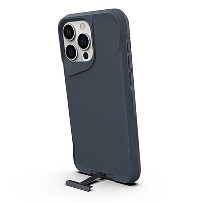 iPhone 15 Pro Max Kılıf Zore Airbag Kenarlı T-Max Mat Standlı Kılıf