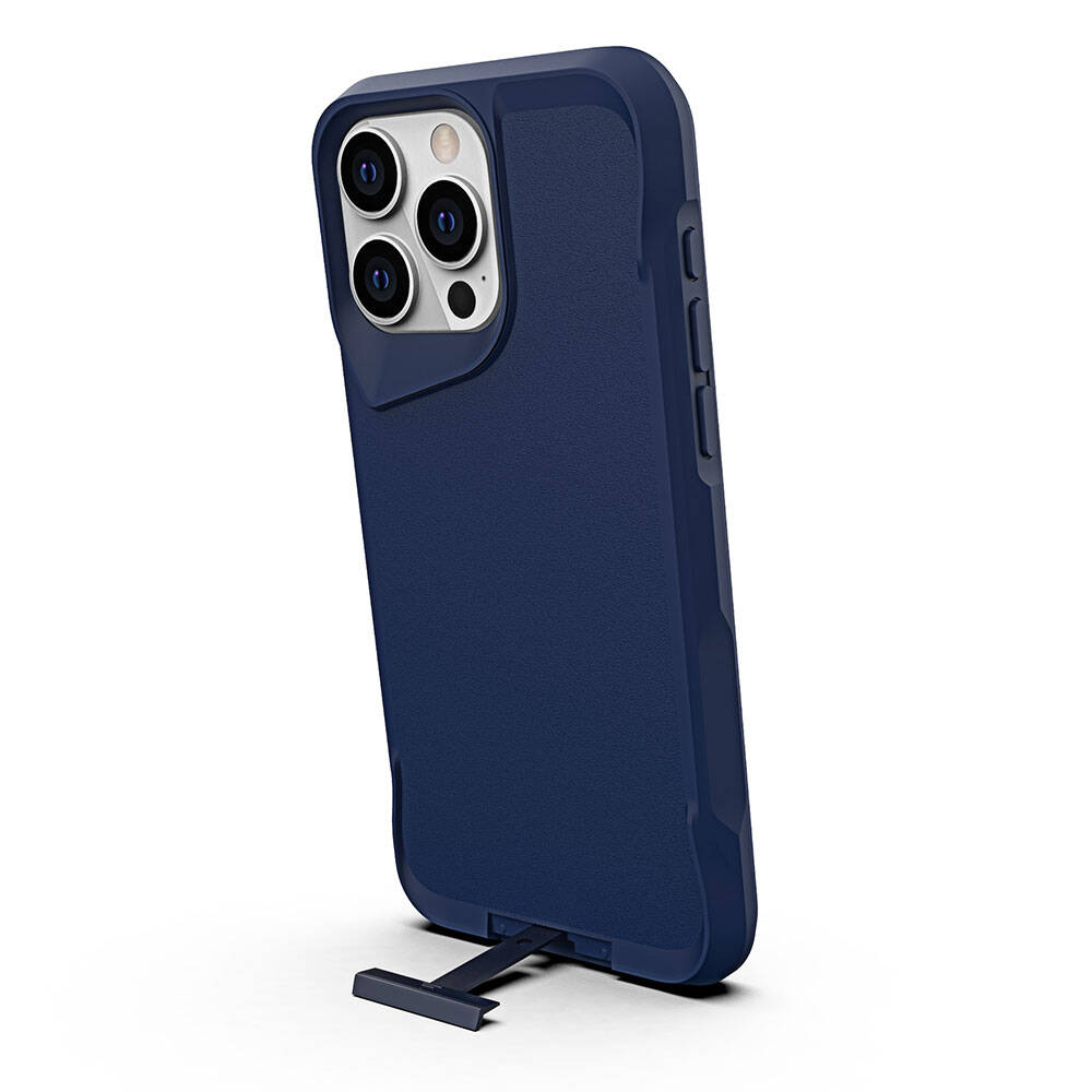 iPhone 15 Pro Max Kılıf Zore Airbag Kenarlı T-Max Mat Standlı Kılıf