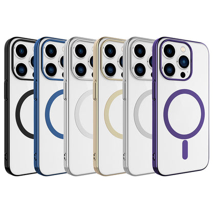 iPhone 15 Pro Max Kılıf Zore Wireless Şarj Özellikli Pixel M-safe Kılıf