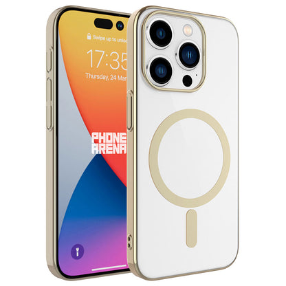 iPhone 15 Pro Max Kılıf Zore Wireless Şarj Özellikli Pixel M-safe Kılıf