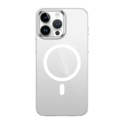iPhone 15 Pro Max Kılıf Zore Wireless Şarj Özellikli Şeffaf G-Glass Kılıf