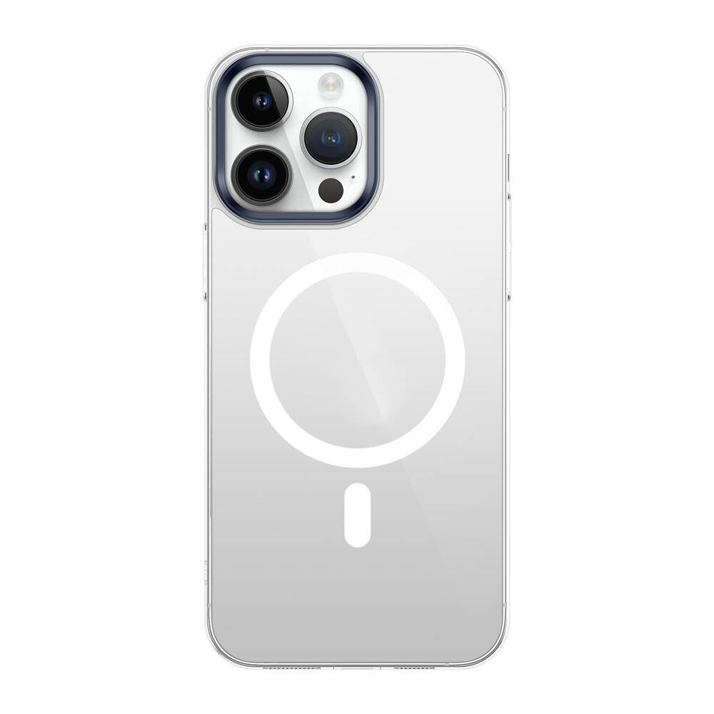iPhone 15 Pro Max Kılıf Zore Wireless Şarj Özellikli Şeffaf G-Glass Kılıf