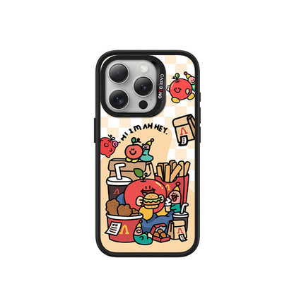 iPhone 15 Pro Max M-safe Şarj Özellikli Casebang Ahhey Serisi Arka Panel