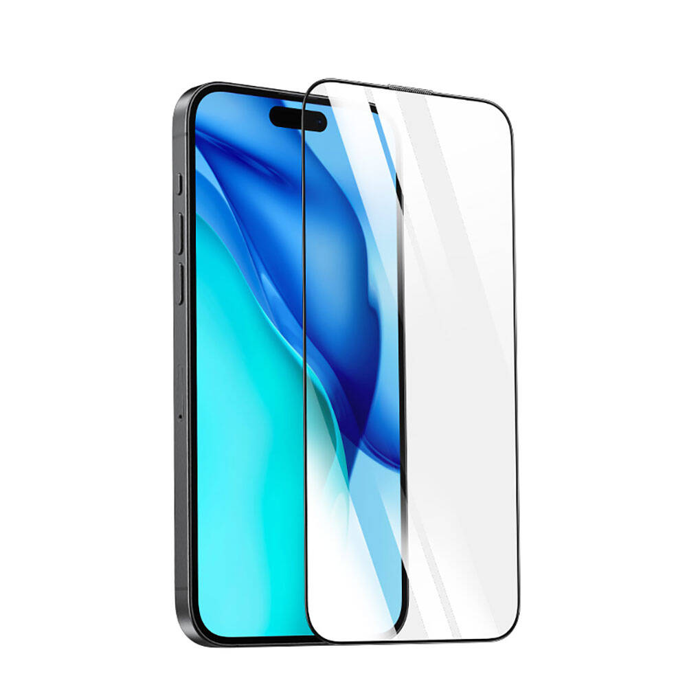 iPhone 15 Pro Max Recci RSP-A23HD Full Transparan Temperli Cam Ekran Koruyucu