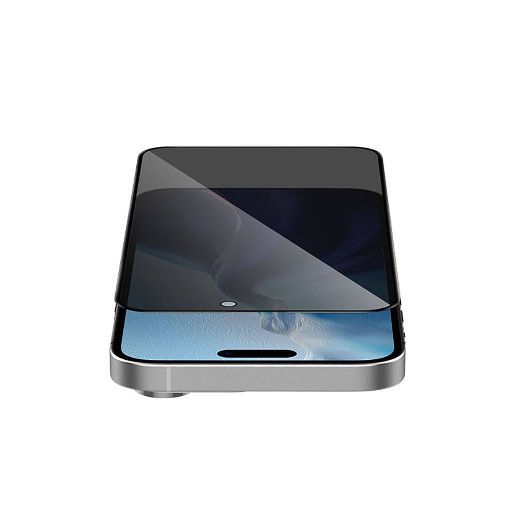 iPhone 15 Pro Recci RSP-A06SP 3D Privacy Shield Temperli Cam Ekran Koruyucu