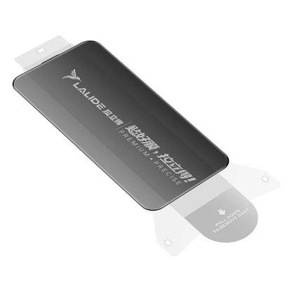 iPhone 15 Pro Wiwu LLD302 3D Curved iPrivacy Parmak İzi Bırakmayan Temperli Cam Ekran Koruyucu