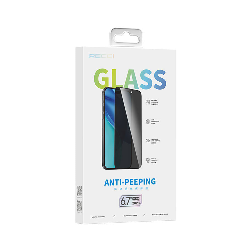 iPhone 15 Recci RSP-A16AP Privacy Temperli Cam Ekran Koruyucu