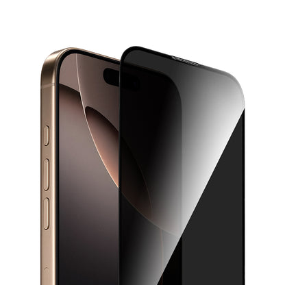 iPhone 15 Wiwu GT-021 Titan Guard Serisi Şok Emici Hibrit Polimer Privacy Ekran Koruyucu Film + Kolay Uygulama Aparatı
