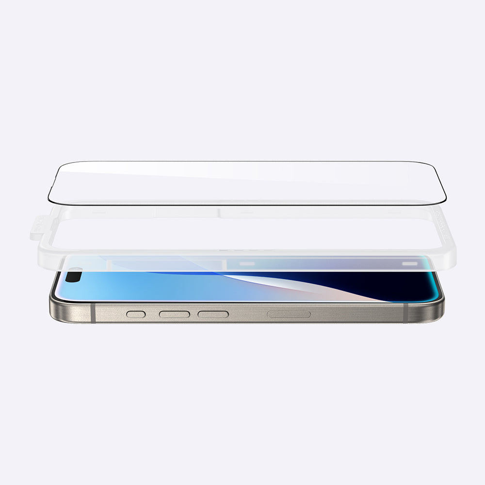 iPhone 16 Amazingthing Radix Parmak İzi Bırakmayan Temperli Cam Ekran Koruyucu