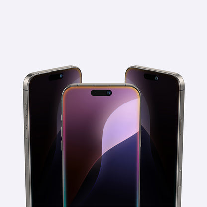 iPhone 16 Amazingthing Titan Privacy Parmak İzi Bırakmayan Temperli Cam Ekran Koruyucu