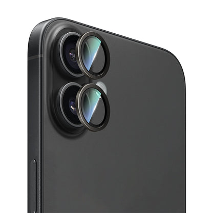 iPhone 16 CaseWorld Alloy Two-Color Serisi Lens Koruyucu