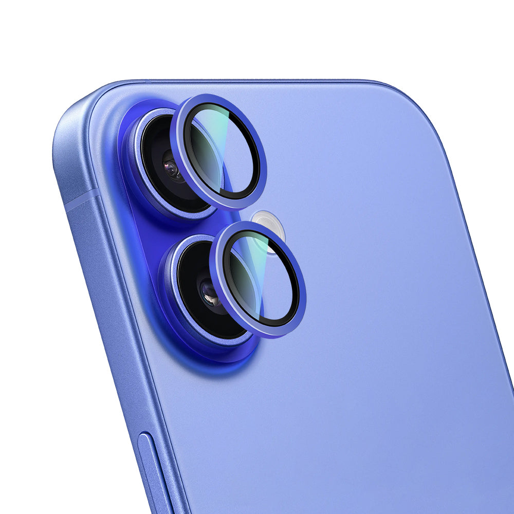 iPhone 16 CaseWorld Alloy Two-Color Serisi Lens Koruyucu