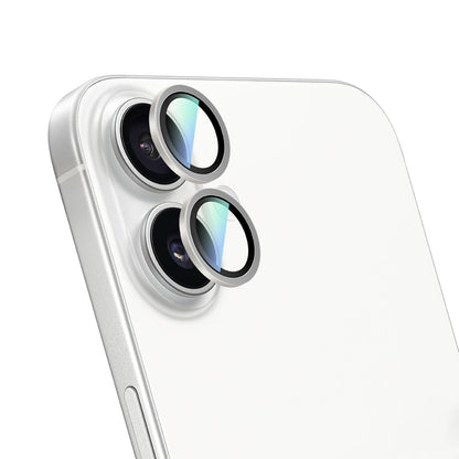 iPhone 16 CaseWorld Alloy Two-Color Serisi Lens Koruyucu