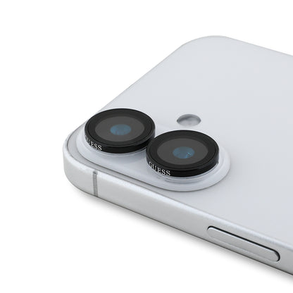 iPhone 16 Guess Orijinal Lisanslı Metal Kamera Lens Koruyucu