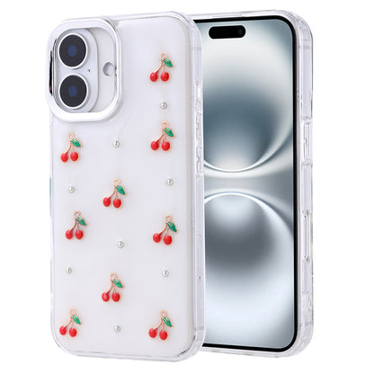 iPhone 16 Kılıf Airbag Tasarımlı Simli Şeffaf Zore Kutup Kılıf