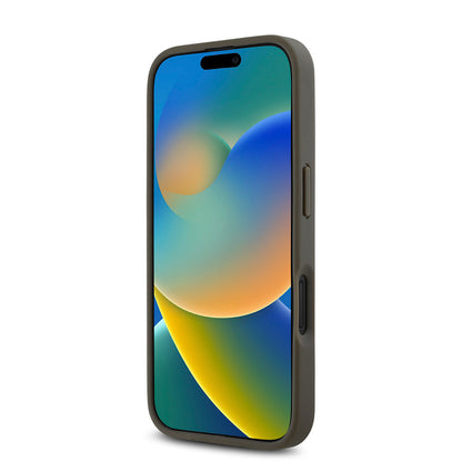 iPhone 16 Kılıf DKNY Orjinal Lisanslı M-safe Şarj Özellikli 3D Yazılı Repeat Pattern Kılıf