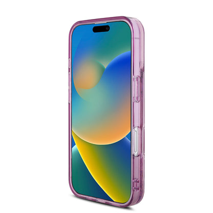 iPhone 16 Kılıf Hello Kitty Orijinal Lisanslı Sıvılı Simli 50. Yıldönümü Partisi Kılıf