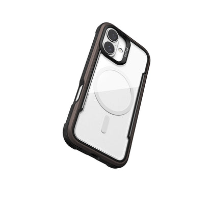 iPhone 16 Kılıf M-safe Şarj Özellikli Airbagli Raptic Shield Serisi Şeffaf Arka Yüzey Kılıf