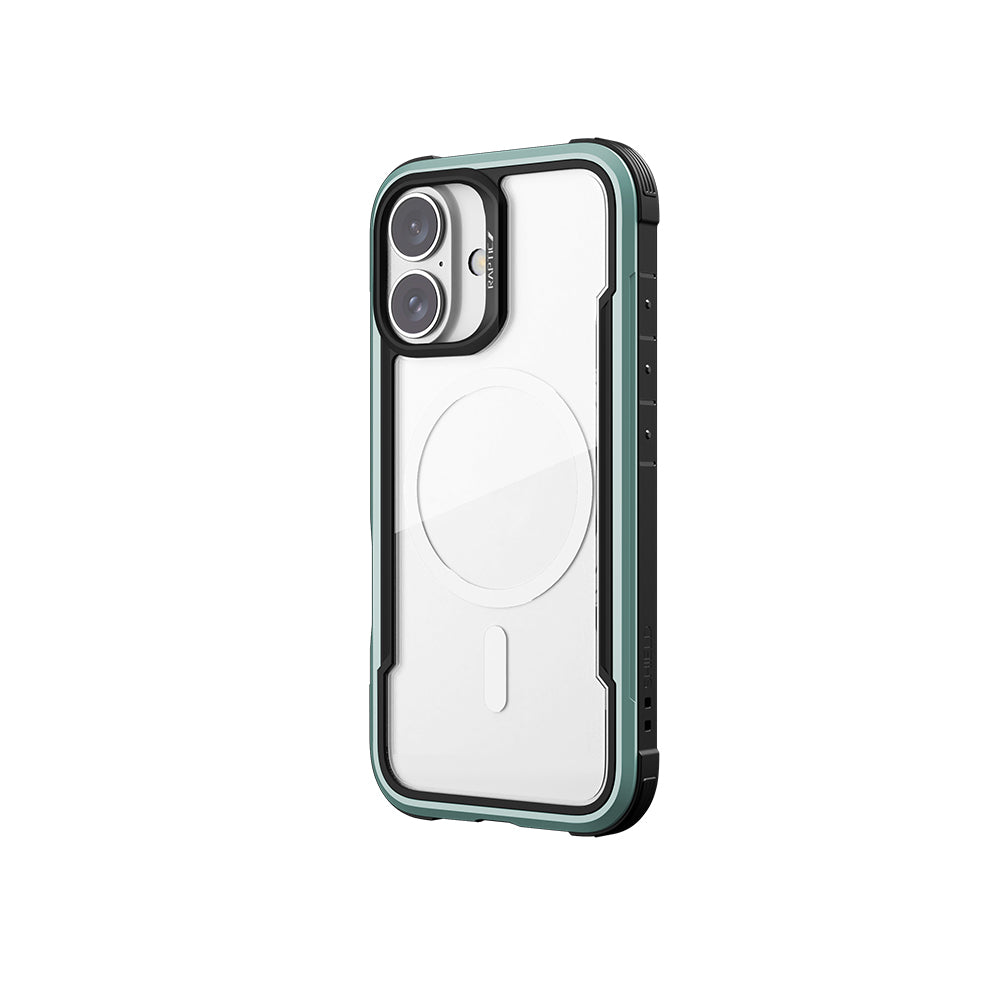 iPhone 16 Kılıf M-safe Şarj Özellikli Airbagli Raptic Shield Serisi Şeffaf Arka Yüzey Kılıf