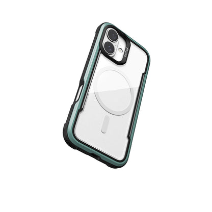 iPhone 16 Kılıf M-safe Şarj Özellikli Airbagli Raptic Shield Serisi Şeffaf Arka Yüzey Kılıf