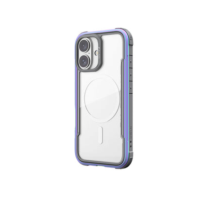 iPhone 16 Kılıf M-safe Şarj Özellikli Airbagli Raptic Shield Serisi Şeffaf Arka Yüzey Kılıf