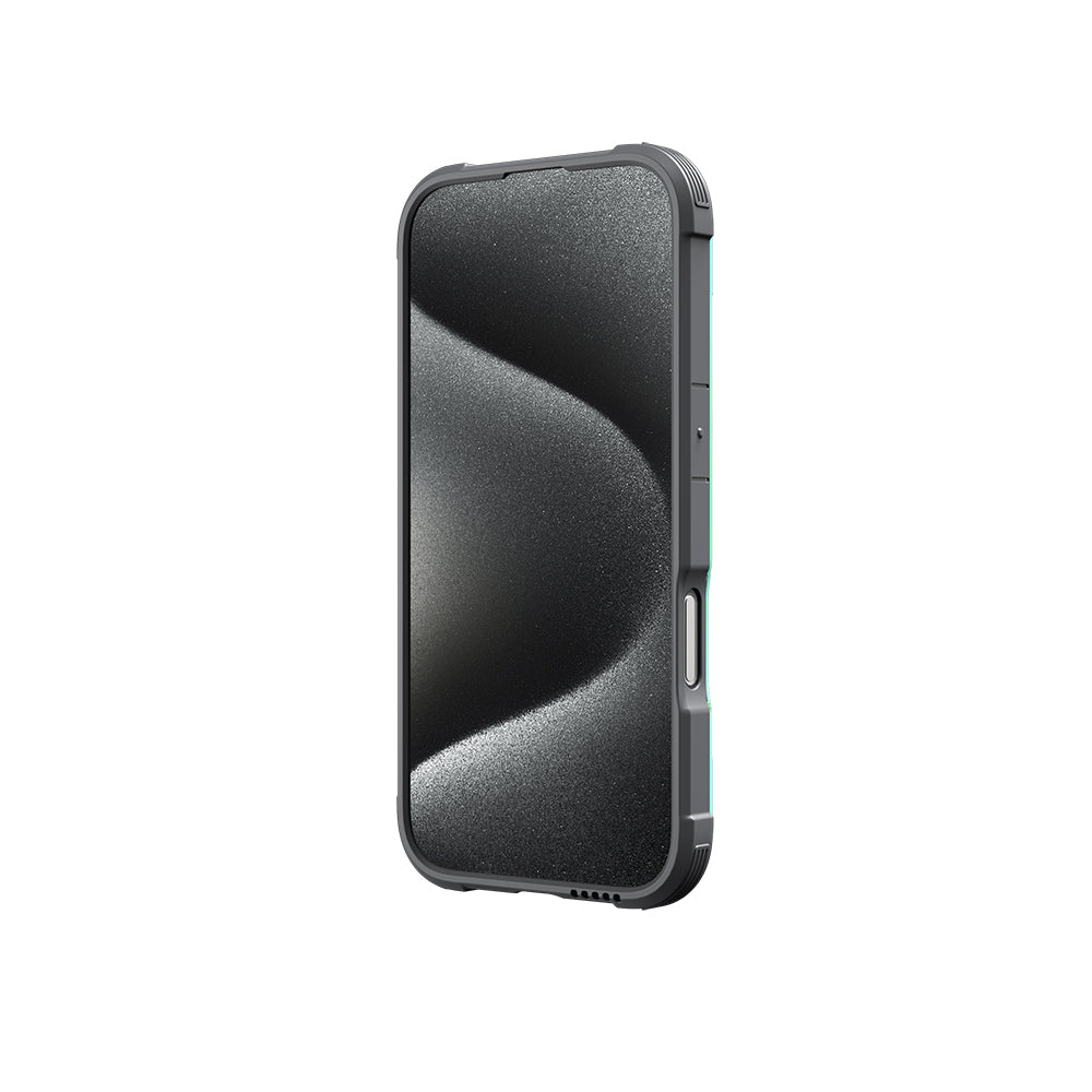 iPhone 16 Kılıf M-safe Şarj Özellikli Airbagli Raptic Shield Serisi Şeffaf Arka Yüzey Kılıf