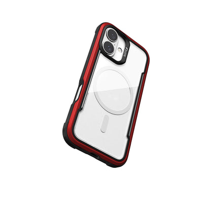 iPhone 16 Kılıf M-safe Şarj Özellikli Airbagli Raptic Shield Serisi Şeffaf Arka Yüzey Kılıf