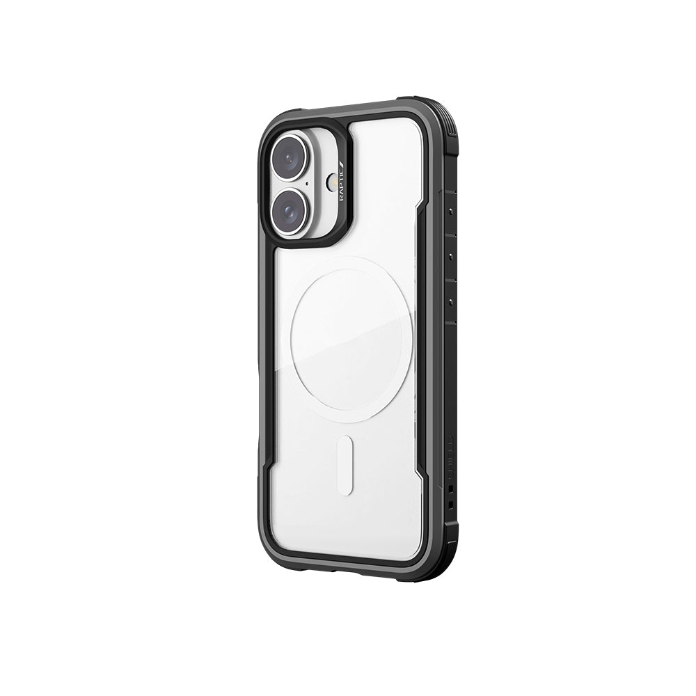 iPhone 16 Kılıf M-safe Şarj Özellikli Airbagli Raptic Shield Serisi Şeffaf Arka Yüzey Kılıf