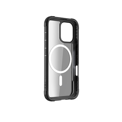 iPhone 16 Kılıf M-safe Şarj Özellikli Airbagli Raptic Shield Serisi Şeffaf Arka Yüzey Kılıf