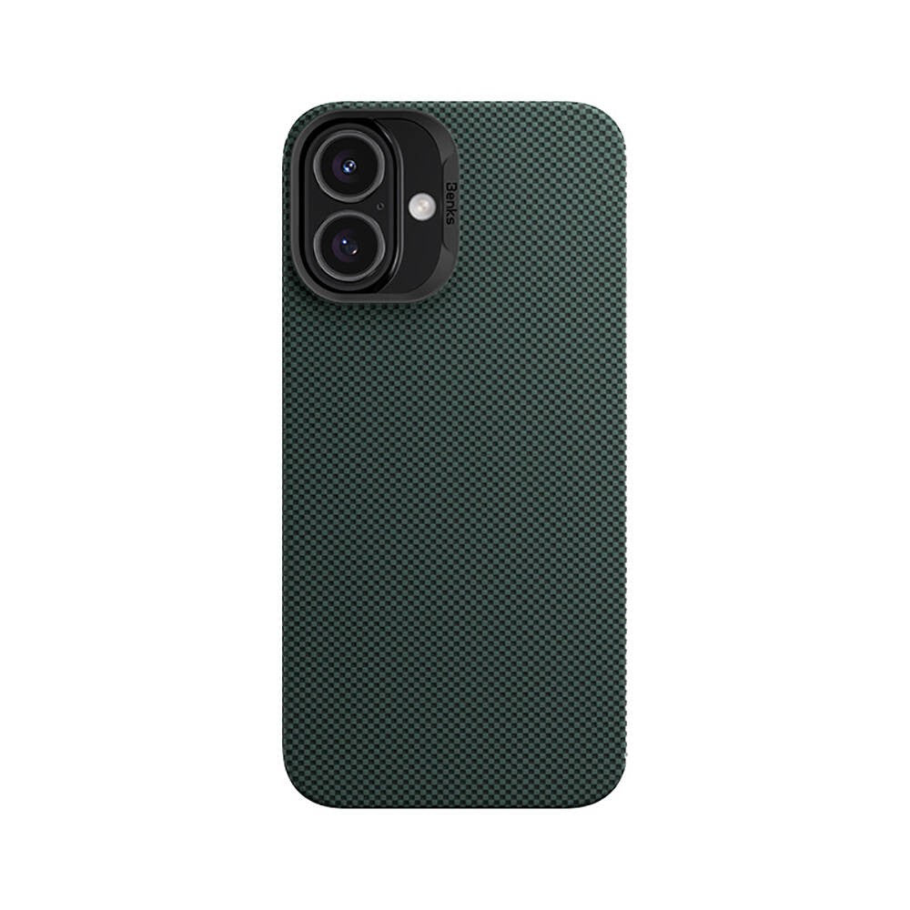 iPhone 16 Kılıf M-safe Şarj Özellikli Benks ArmorTint Serisi ArmorAir Kevlar Karbon Kılıf