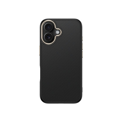 iPhone 16 Kılıf M-safe Şarj Özellikli Karbon Fiber Görünümlü Zore Antina Kılıf