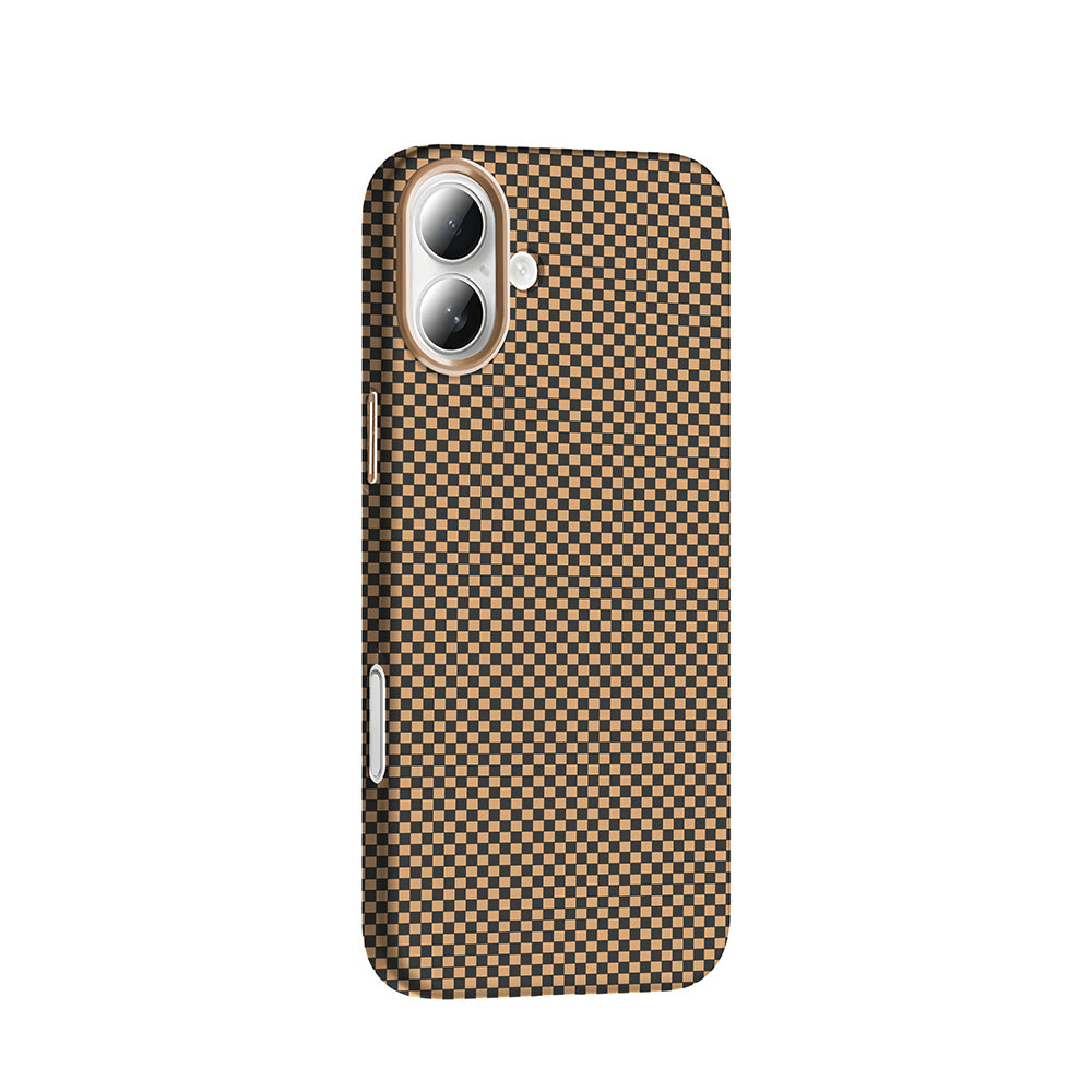 iPhone 16 Kılıf M-safe Şarj Özellikli Karbon Fiber Görünümlü Zore Gros Kılıf
