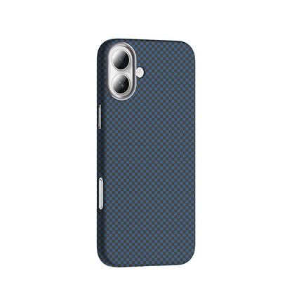 iPhone 16 Kılıf M-safe Şarj Özellikli Karbon Fiber Görünümlü Zore Gros Kılıf