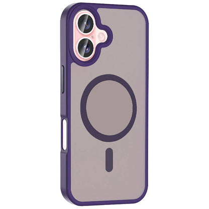 iPhone 16 Kılıf M-safe Şarj Özellikli Mat Arka Yüzey Zore Sio Kılıf