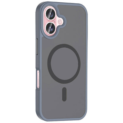 iPhone 16 Kılıf M-safe Şarj Özellikli Mat Arka Yüzey Zore Sio Kılıf