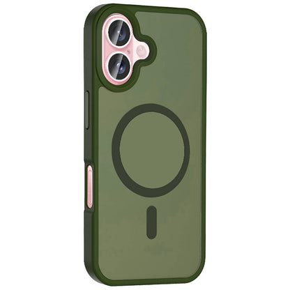 iPhone 16 Kılıf M-safe Şarj Özellikli Mat Arka Yüzey Zore Sio Kılıf