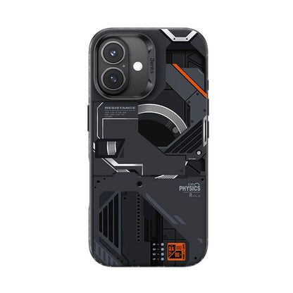 iPhone 16 Kılıf M-safe Şarj Özellikli Mekanik Tasarımlı Benks Perspective Serisi Kılıf