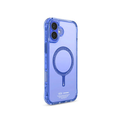 iPhone 16 Kılıf M-safe Şarj Özellikli Şeffaf Airbag Tasarımlı Skinarma Saido Kılıf