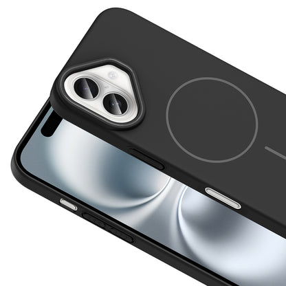 iPhone 16 Kılıf M-safe Şarj Özellikli Zore Ruby Sert Kılıf