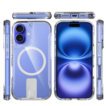 iPhone 16 Kılıf M-safe Şarj Özellikli Zore T-Max Standlı Kılıf