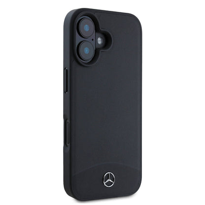 iPhone 16 Kılıf Mercedes Benz Orijinal Lisanslı M-safe Şarj Özellikli Dokulu ve Düz Deri Kılıf