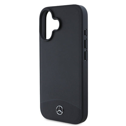 iPhone 16 Kılıf Mercedes Benz Orijinal Lisanslı M-safe Şarj Özellikli Dokulu ve Düz Deri Kılıf