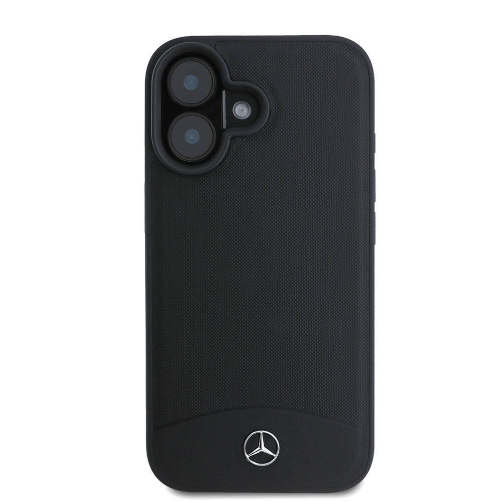 iPhone 16 Kılıf Mercedes Benz orijinal Lisanslı M-safe Şarj Özellikli Dokulu ve Düz Deri Kılıf