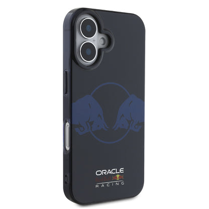 iPhone 16 Kılıf Redbull Orijinal Lisanslı M-safe Şarj Özellikli IML Çift Boğa Baskılı Sert PC Kılıf